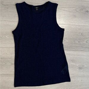 J. Crew Midnight Blue Tank Top